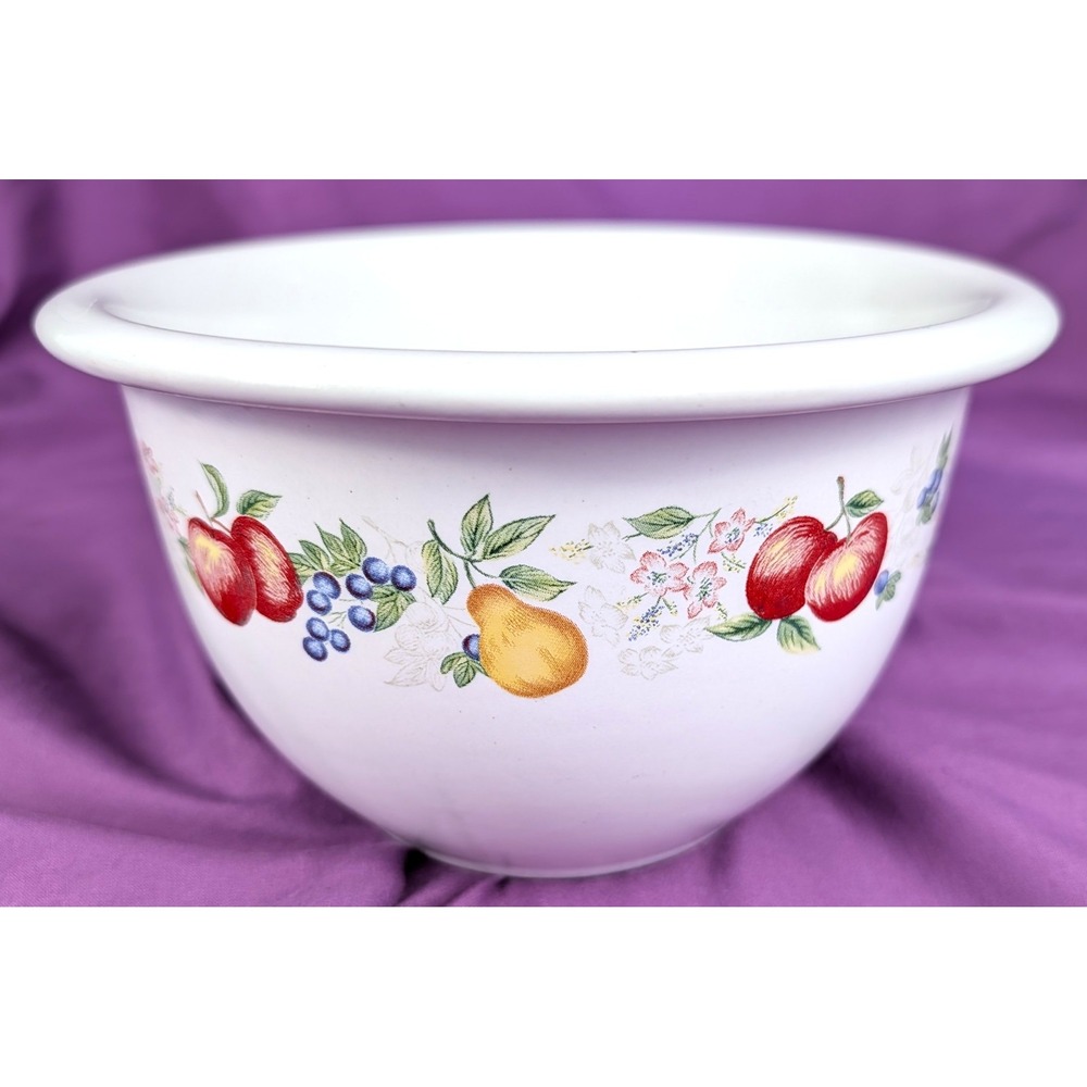 Corelle Coordinates Chutney Fruit  Stoneware Mixing Bowl 1 Qt. Nesting Ramiken